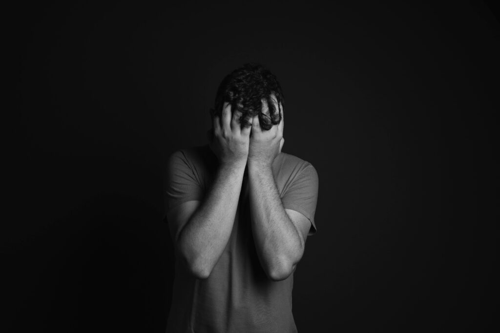 Image homme mal-être