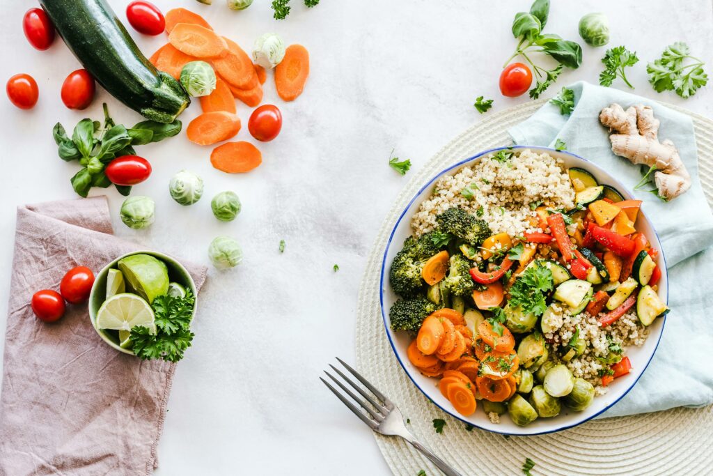 Image repas équilibré