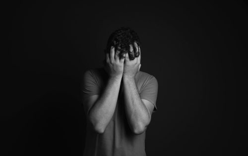 Image homme mal-être